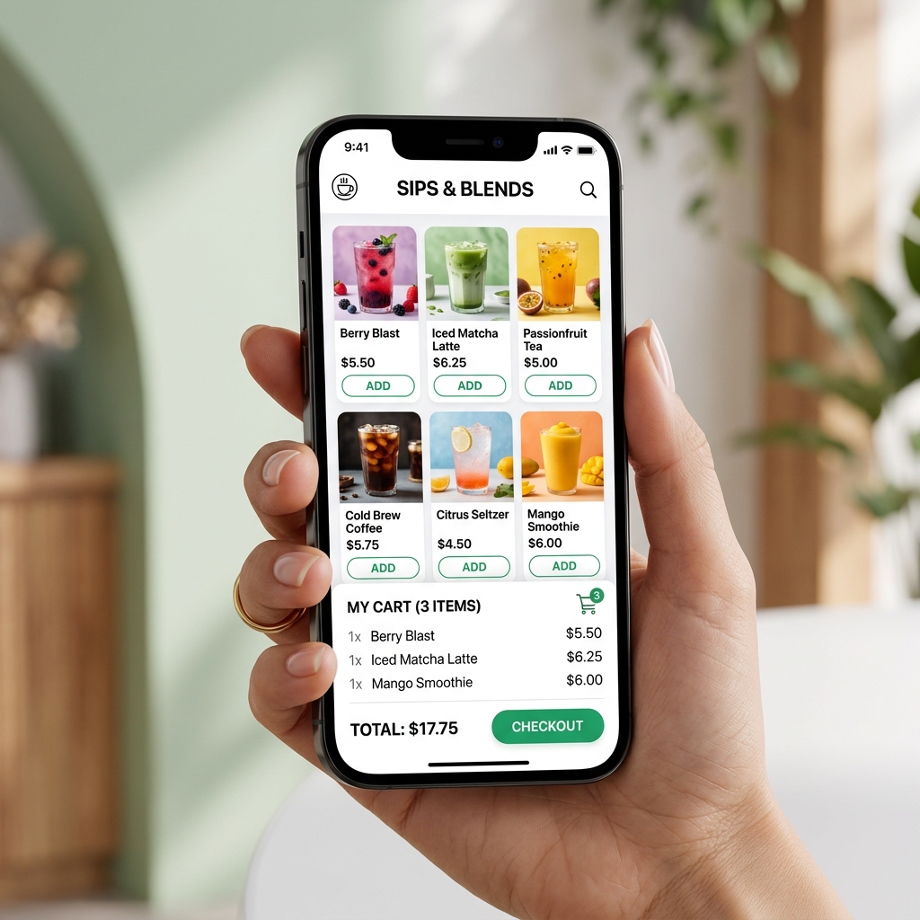 Kasir J App Mockup